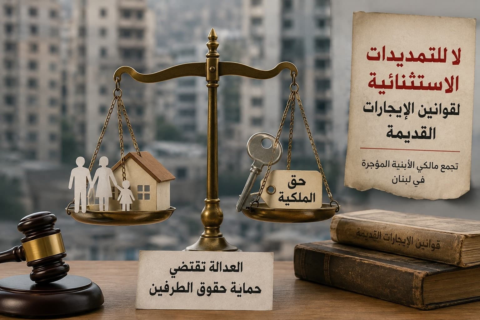 مالكو الأبنية المؤجرة في لبنان: كفى تمديداً وتحميلاً للمالك ثمن تقاعس الدولة