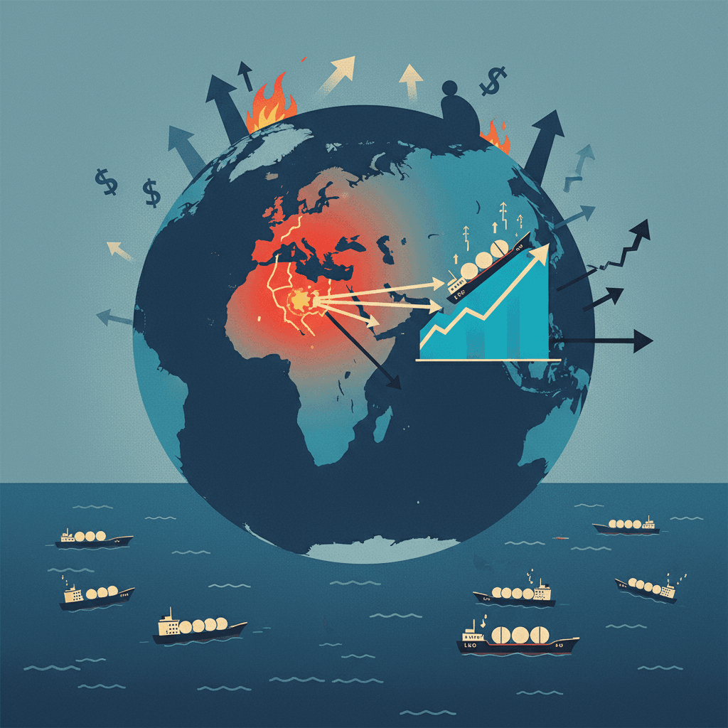 أزمة في إمدادات الغاز الطبيعي المسال عالمياً بسبب الحرب وارتفاع الأسعار