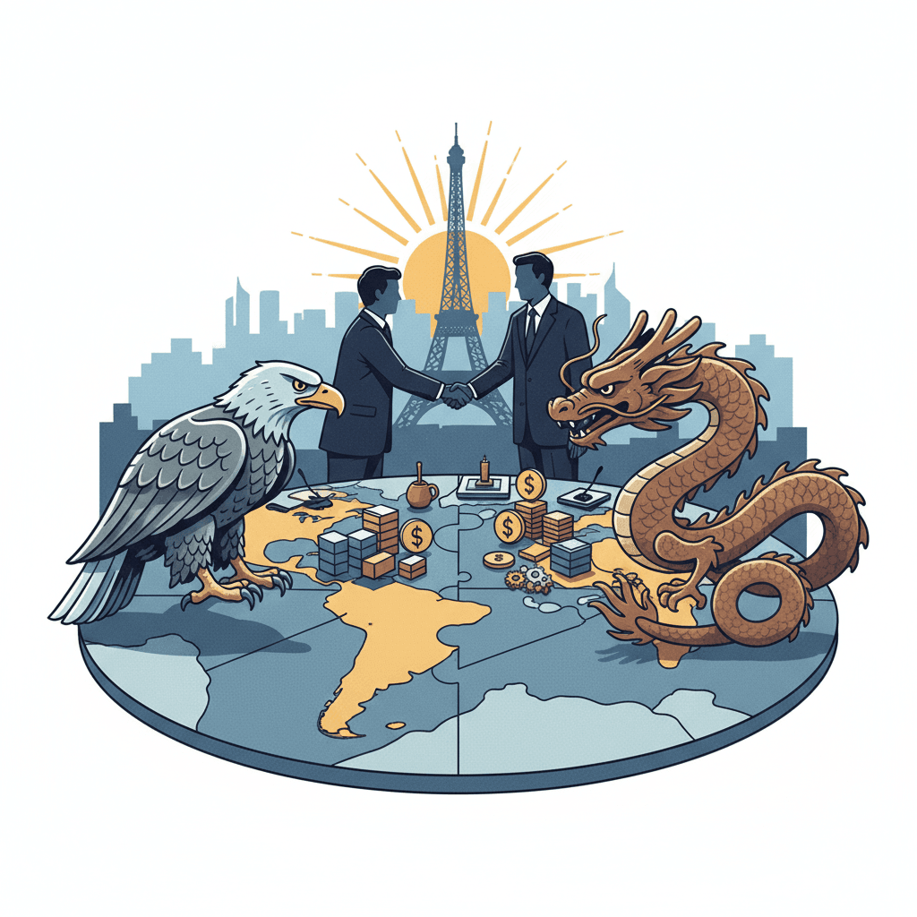 واشنطن وبكين تستأنفان المفاوضات التجارية في باريس قبيل قمة مرتقبة