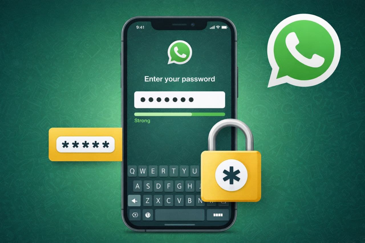 واتساب يطلق ميزة كلمة مرور جديدة لتعزيز أمان الحسابات