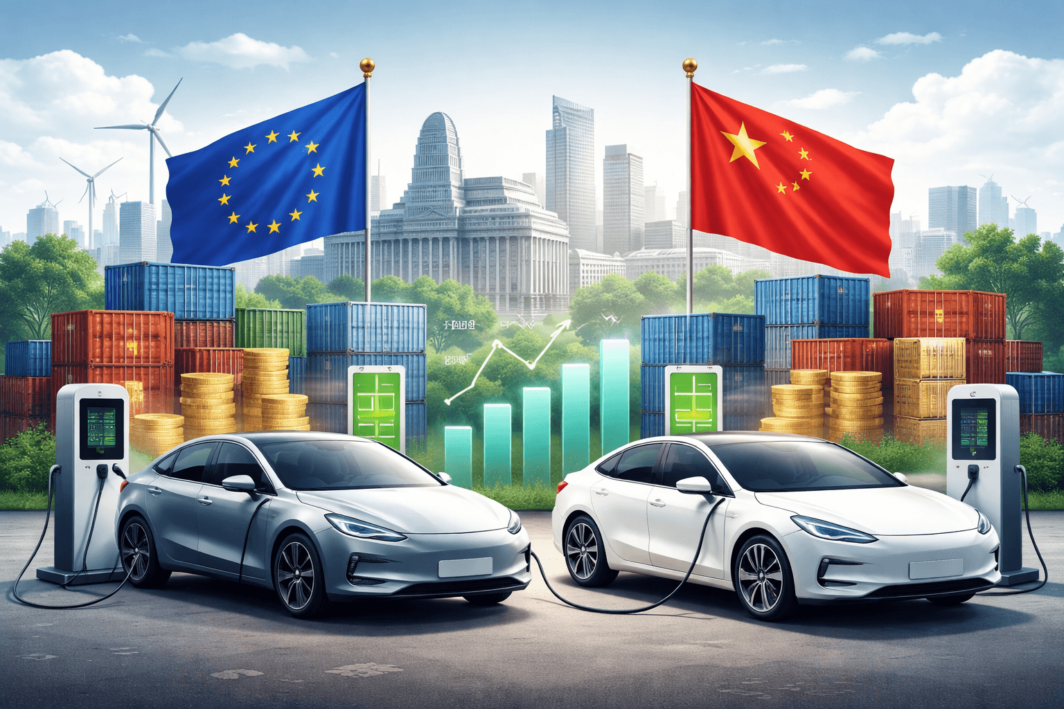 الاتحاد الأوروبي يطرح آلية تسعير بديلة للسيارات الكهربائية الصينية