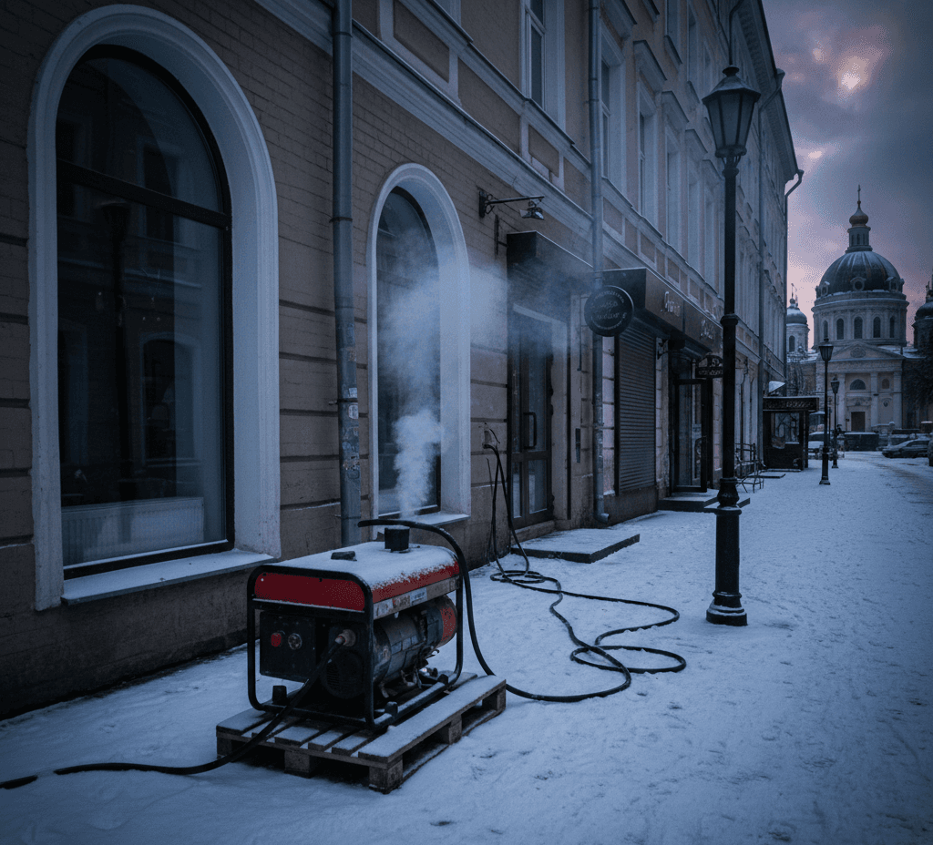 مشاريع كييف الصغيرة تصارع برداً وظلاماً روسياً