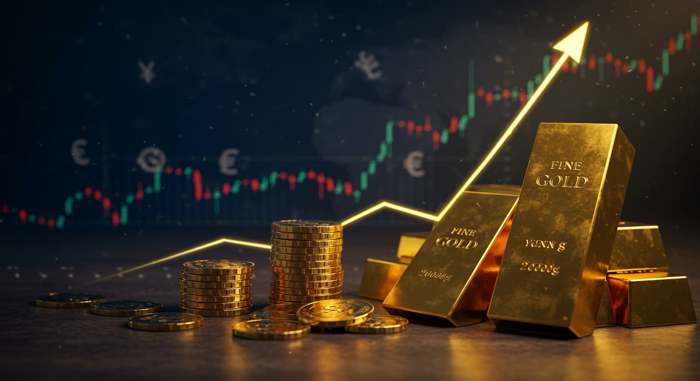 الذهب يقترب من 5,000 دولار وسط قلق الأسواق العالمية