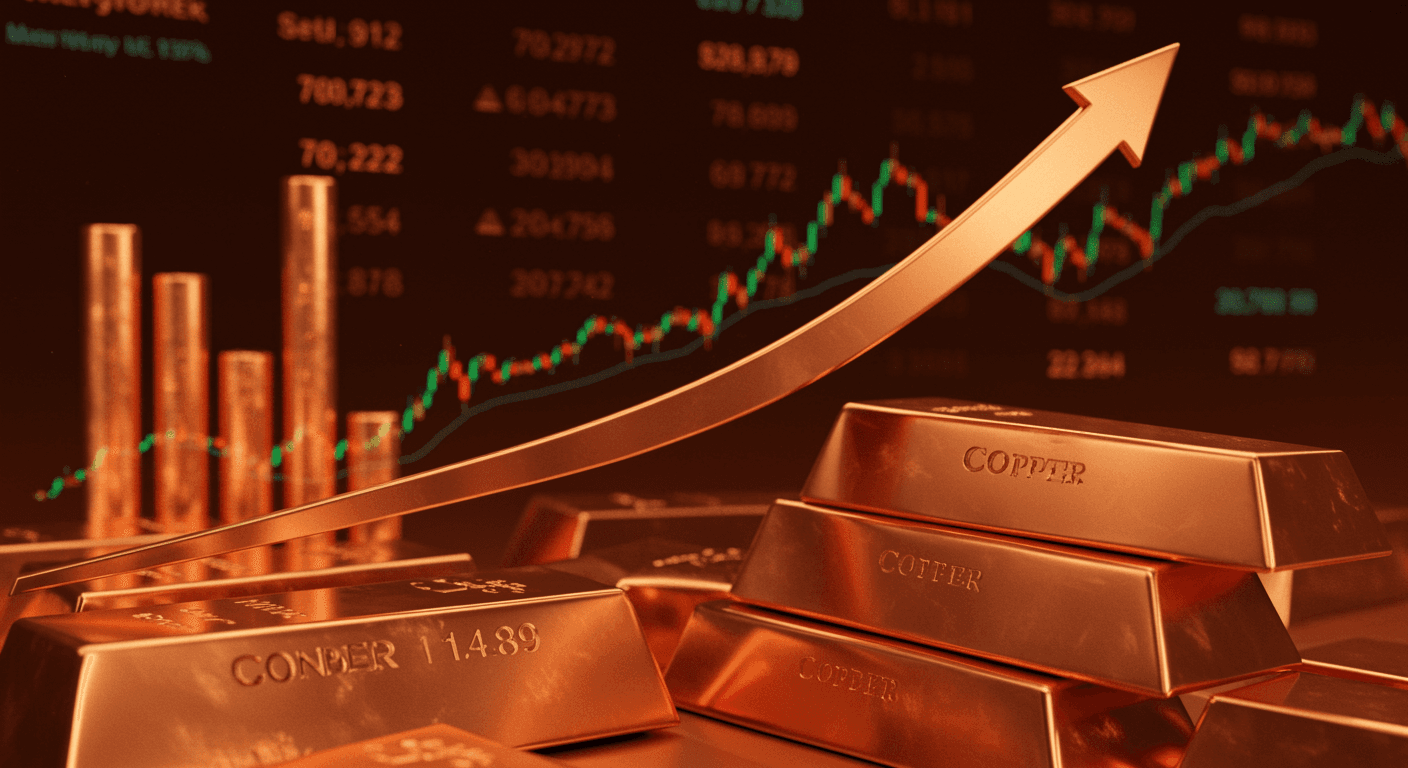 النحاس يقفز 15% ويقترب من 13 ألف دولار للطن