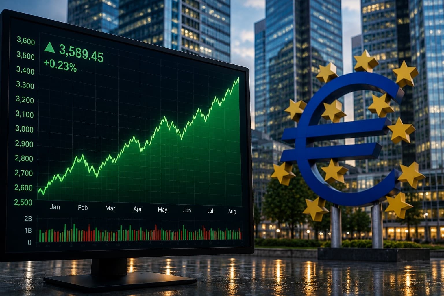 الأسهم الأوروبية ترتفع بدعم من التكنولوجيا والموارد الأساسية
