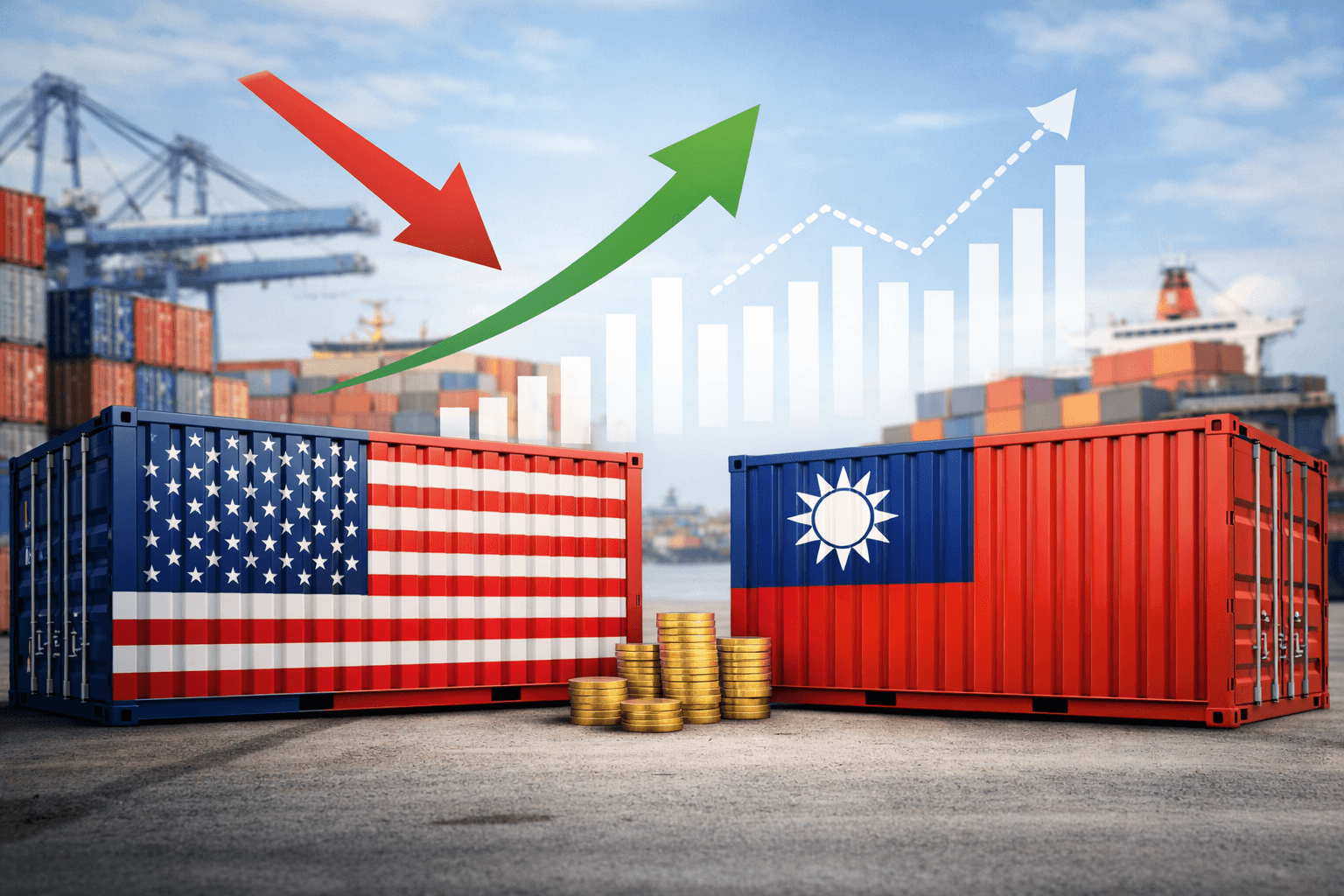  اتفاق أميركي - تايواني لتخفيض الرسوم الجمركية وتعزيز التجارة 