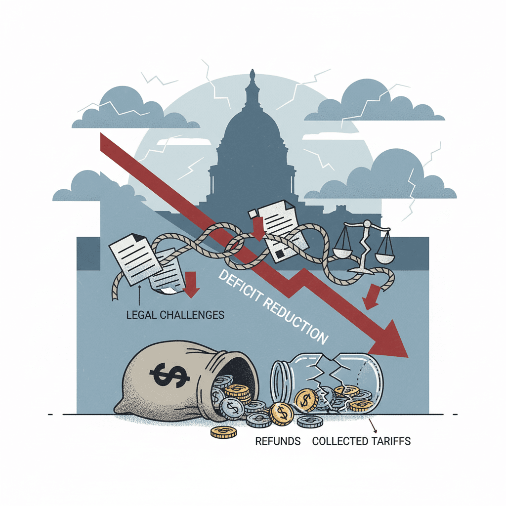 تباطؤ وتيرة انخفاض عجز الموازنة الأميركية على وقع الرسوم الجمركية