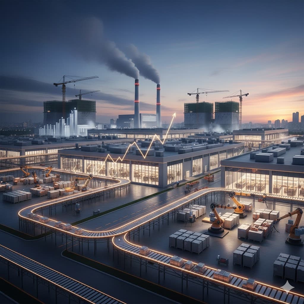 ارتفاع الطلبيات يدفع نشاط المصانع في الصين إلى النمو مجددًا