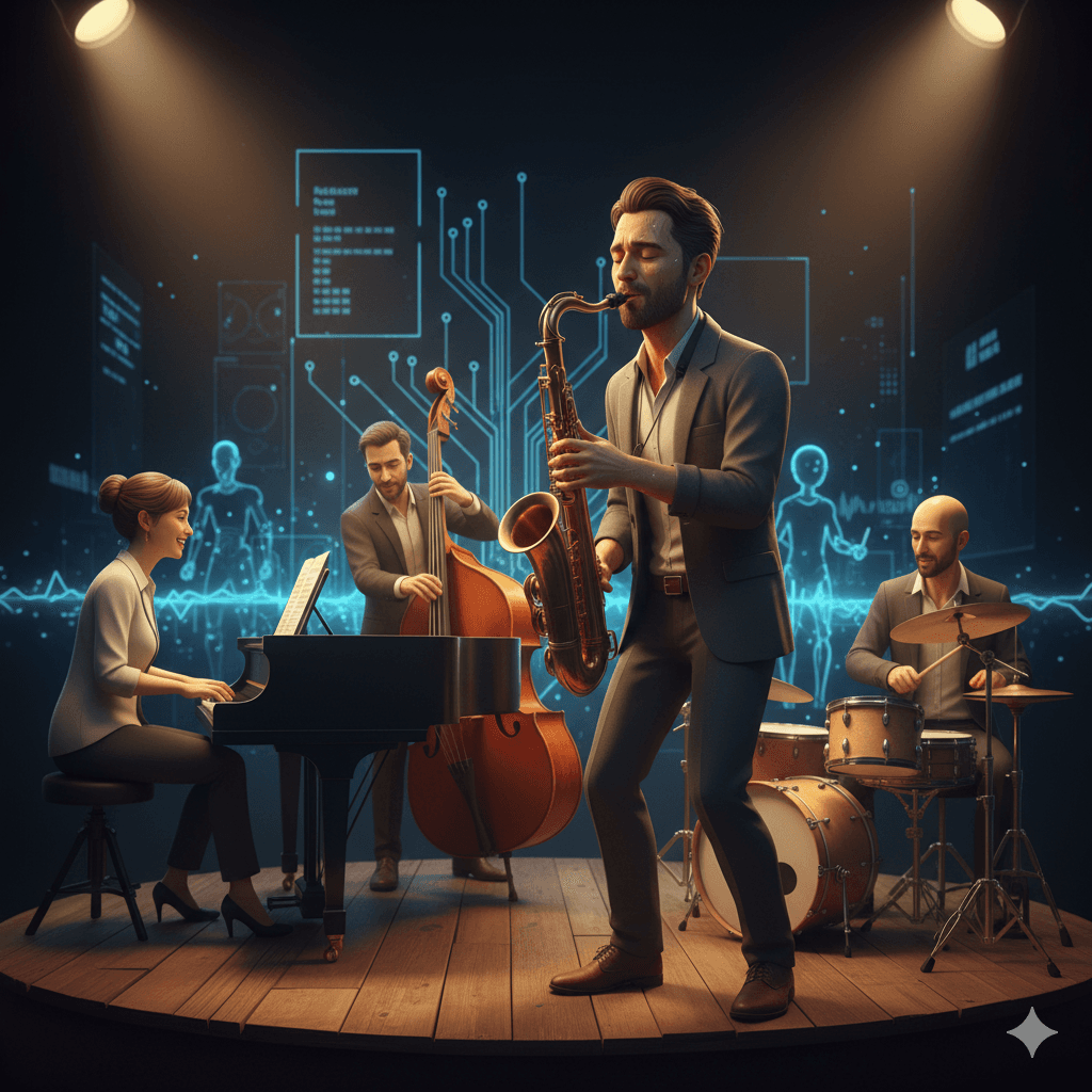 الذكاء الإصطناعي قد يعيد شعبية موسيقى الجاز الحية