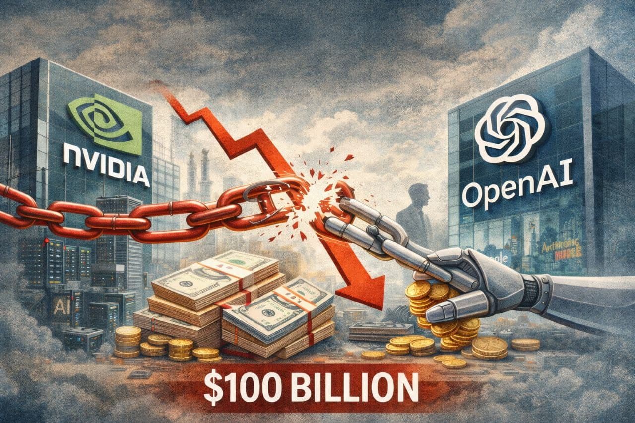 تعثر صفقة عملاقة بقيمة 100 مليار دولار بين OpenAI وNvidia