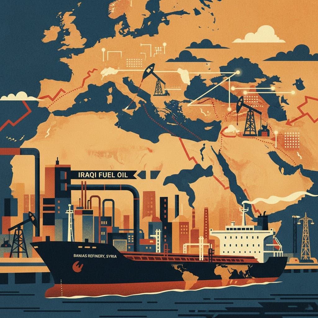 سوريا تبدأ تصدير النفط العراقي عبر ميناء بانياس