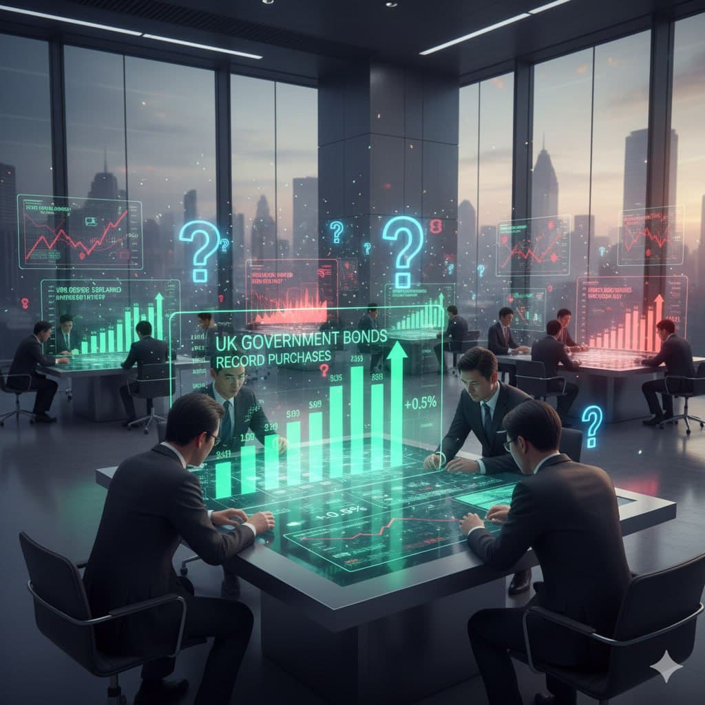 تسجيل أعلى مستوى لمشتريات اليابان لسندات الخزانة البريطانية منذ 2021