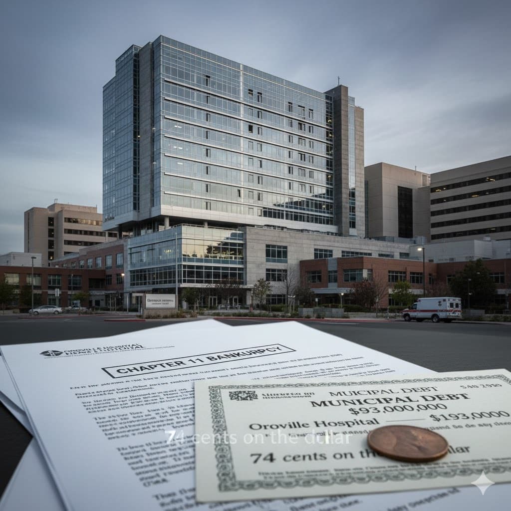 مستشفى في كاليفورنيا يعلن إفلاسه بعد تعثره في سداد 193 مليون دولار 