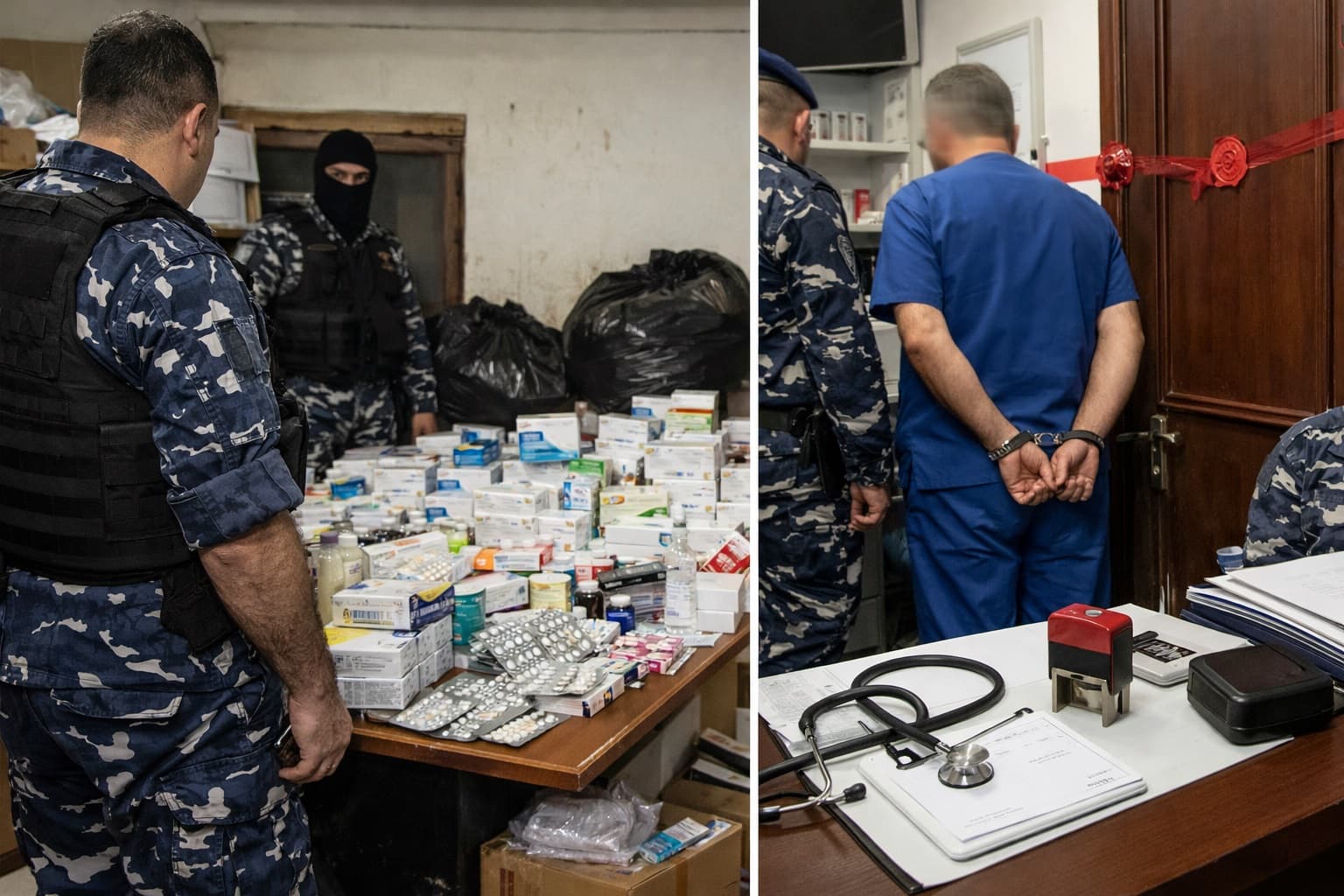 الدرك يوقف تاجر أدوية مهرّبة وطبيباً بلا ترخيص في البقاع