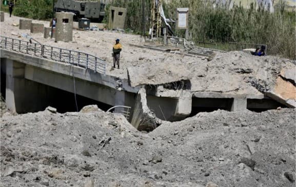 هيومن رايتس ووتش: تدمير إسرائيل جسر القاسمية في جنوب لبنان قد يشكل جريمة حرب