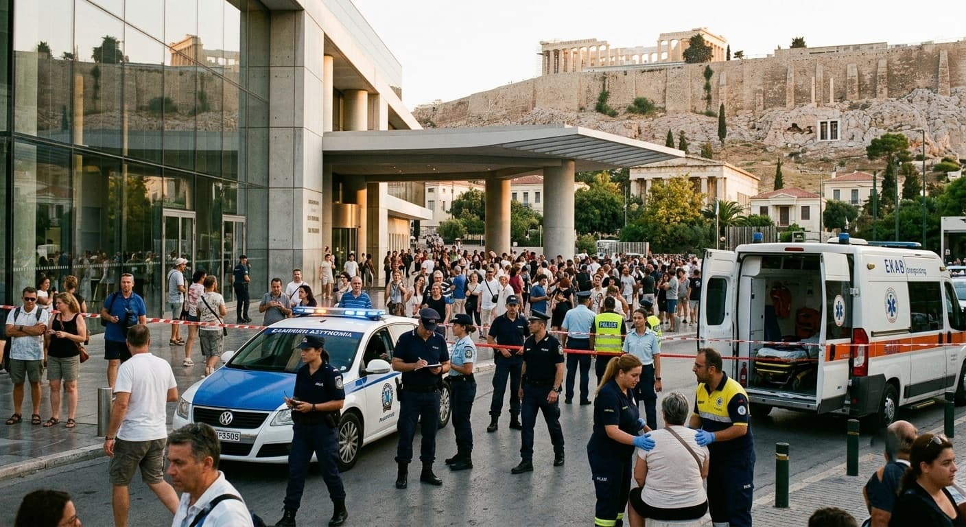 اعتداء بسكين على سائحين قرب موقع الأكروبوليس في أثينا