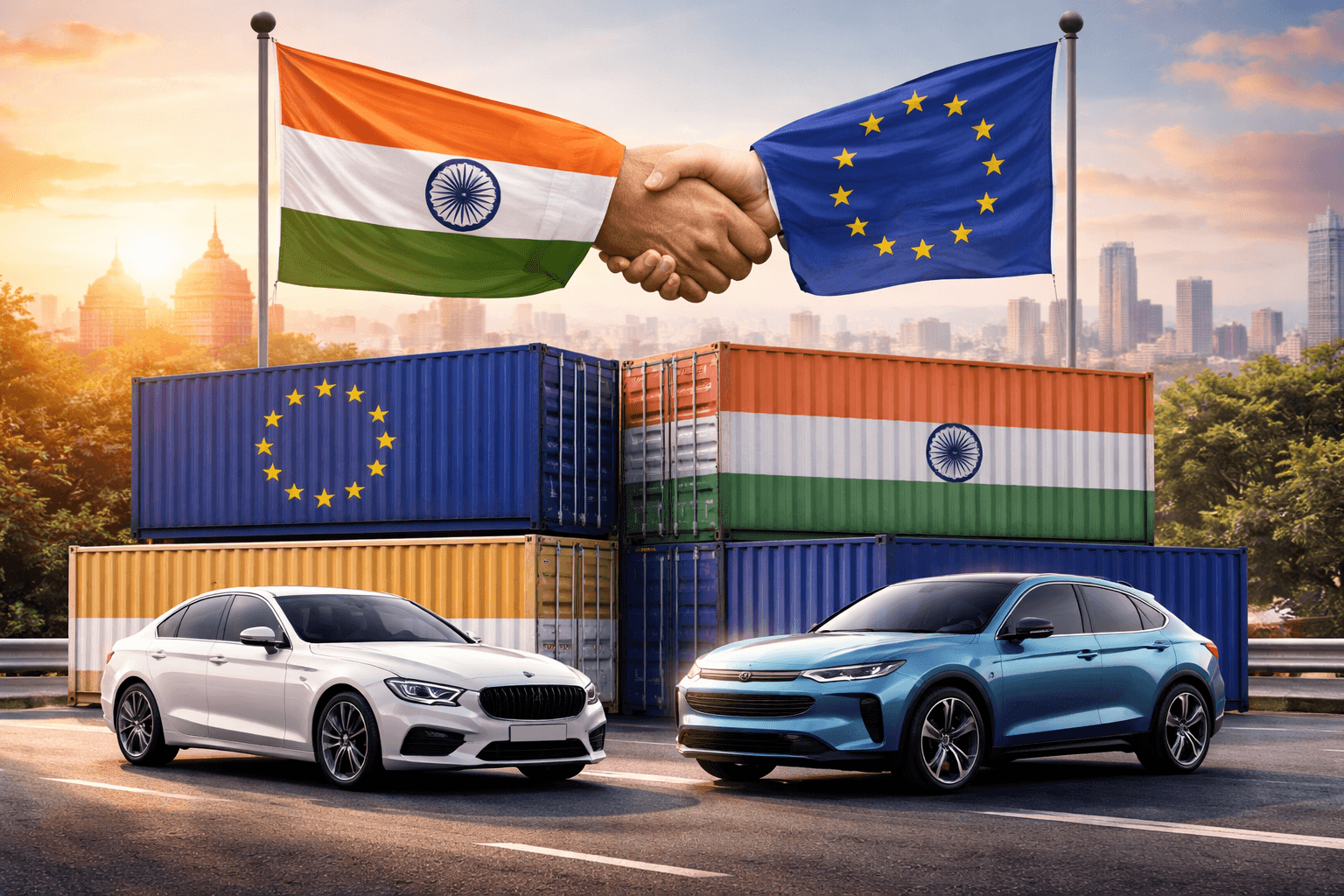 الهند تفتح سوق السيارات أمام أوروبا بأكبر تنازل جمركي في تاريخها