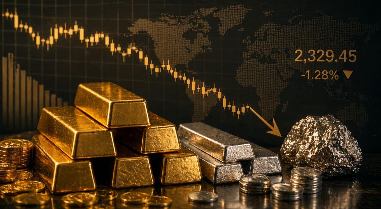 الذهب يتراجع مع تصاعد التوترات وترقب قرارات الفائدة