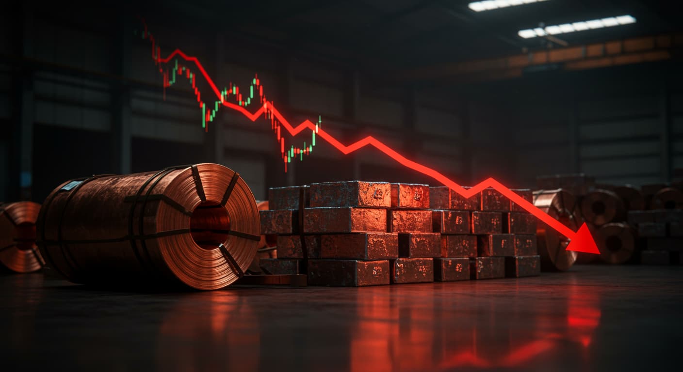 النحاس يتراجع من مستوى قياسي مع ضعف الطلب في الصين