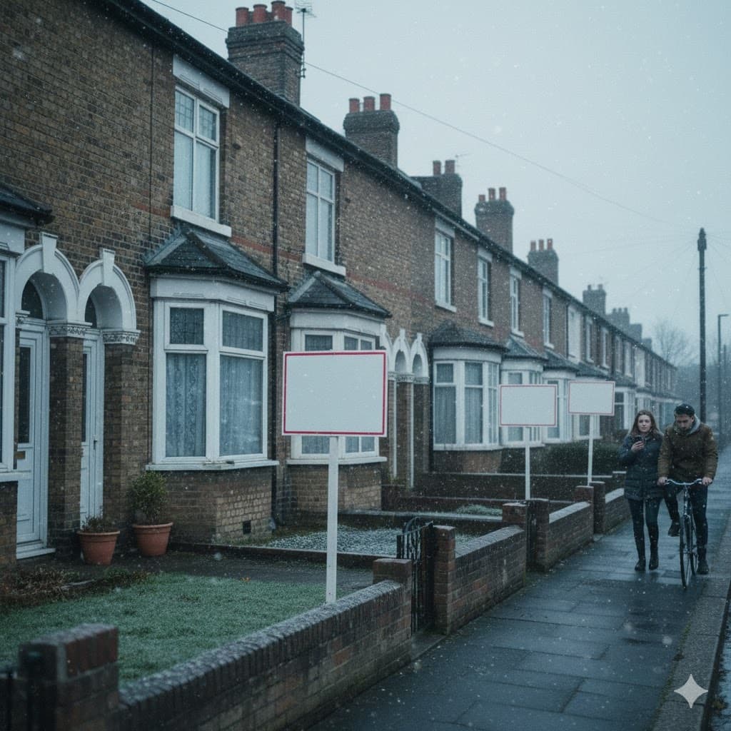 أسعار المنازل في المملكة المتحدة تنخفض بشكل مفاجئ بنهاية 2025