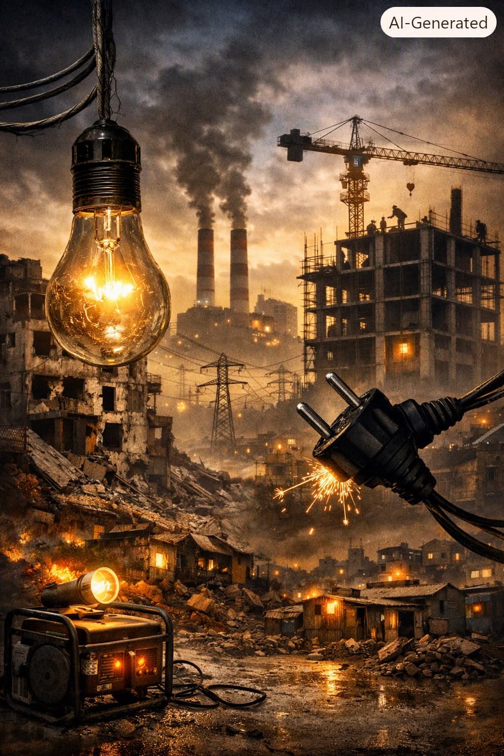كهرباء غزة رهينة الإعمار