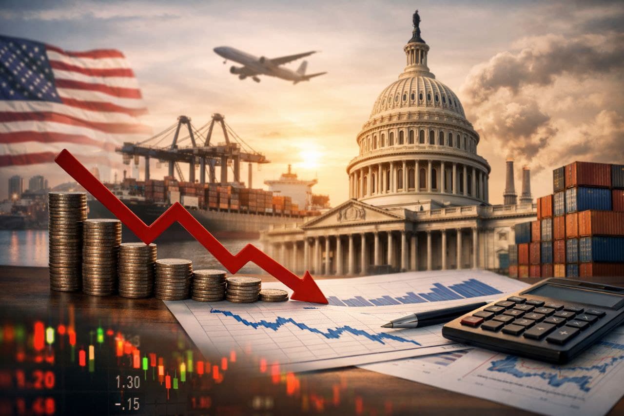 الاقتصاد الأميركي ينمو بوتيرة أبطأ عند 1.4% في الربع الأخير من 2025