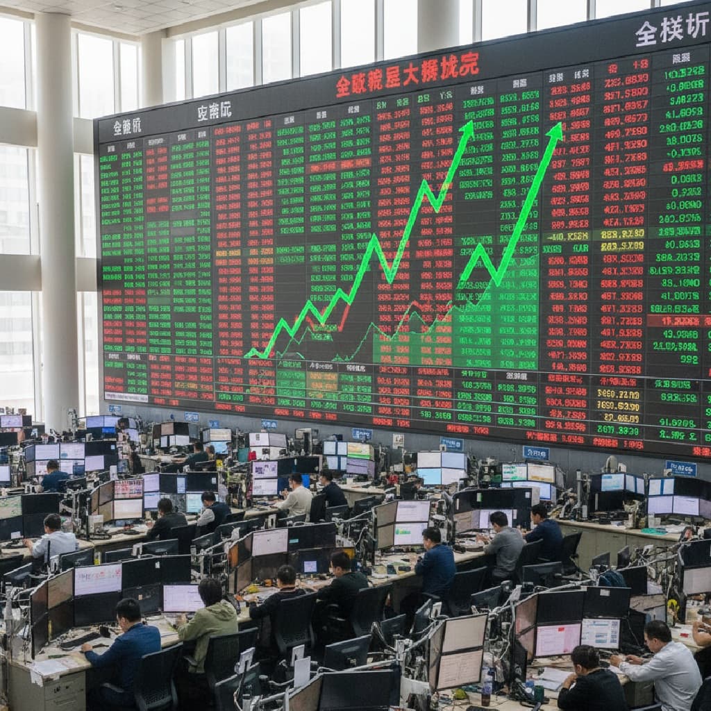 الأسهم الصينية تتجه لأفضل أداء منذ 2017 مع توسع موجة الصعود