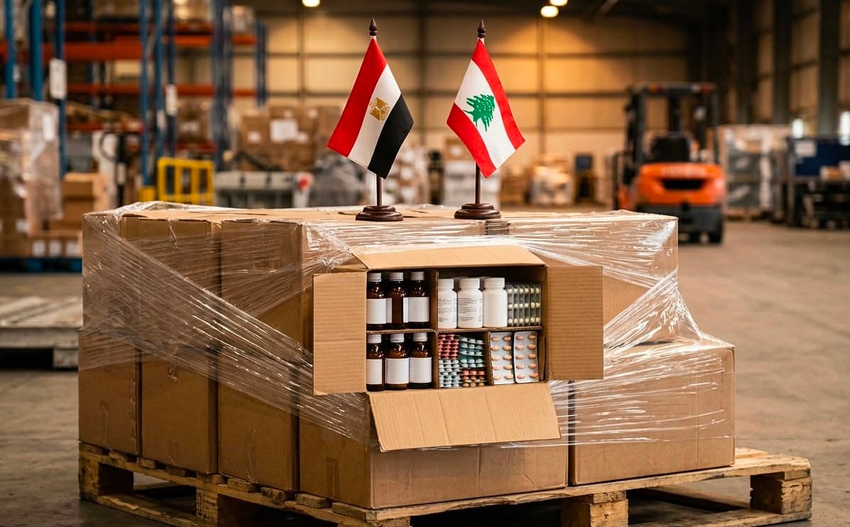 دعم مصري للقطاع الصحي اللبناني بـ10 أطنان من الأدوية
