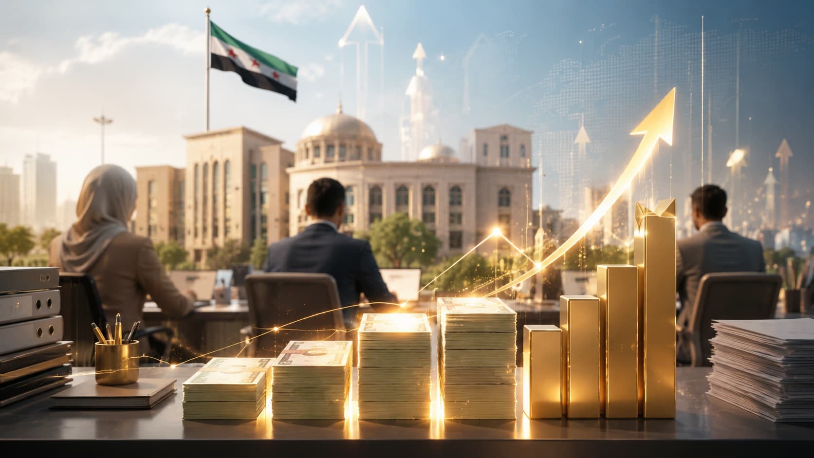 زيادة 50% على الرواتب تدخل حيّز التنفيذ في سوريا