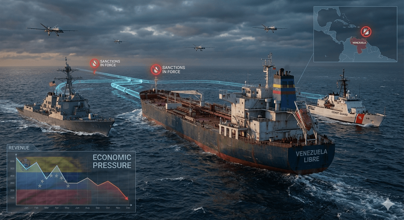 واشنطن تلاحق ناقلة نفط ثالثة وتشدد الحصار على صادرات فنزويلا