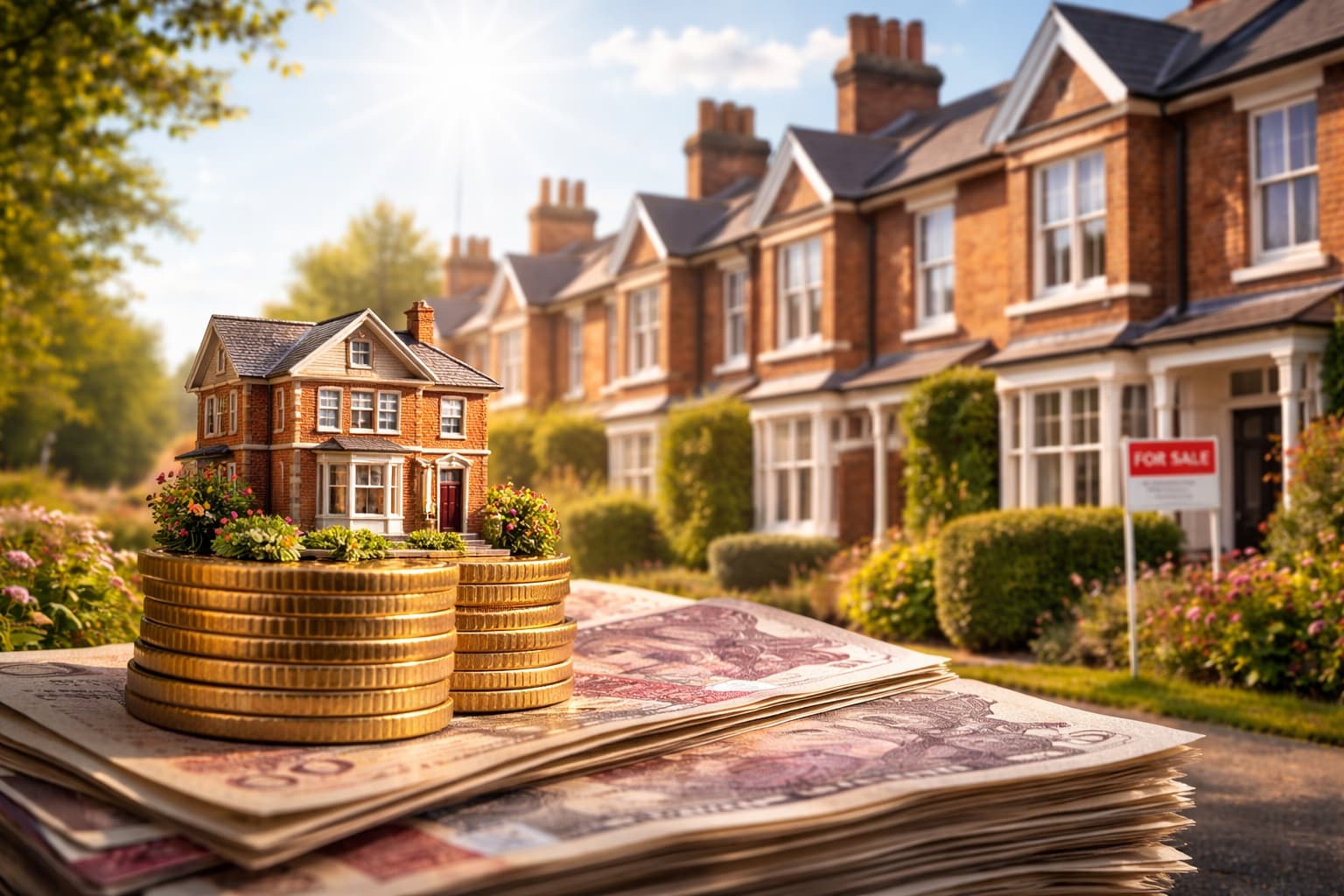 أسعار المنازل في بريطانيا تبلغ مستوى قياسيًا مع بوادر تعافٍ في الطلب