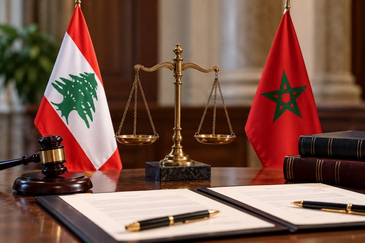 لبنان والمغرب يعزّزان التعاون القضائي باتفاقية لتبادل الخبرات