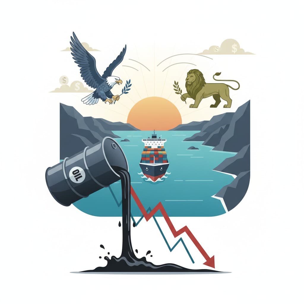 أسعار النفط تهوي 10% بعد إعلان فتح مضيق هرمز