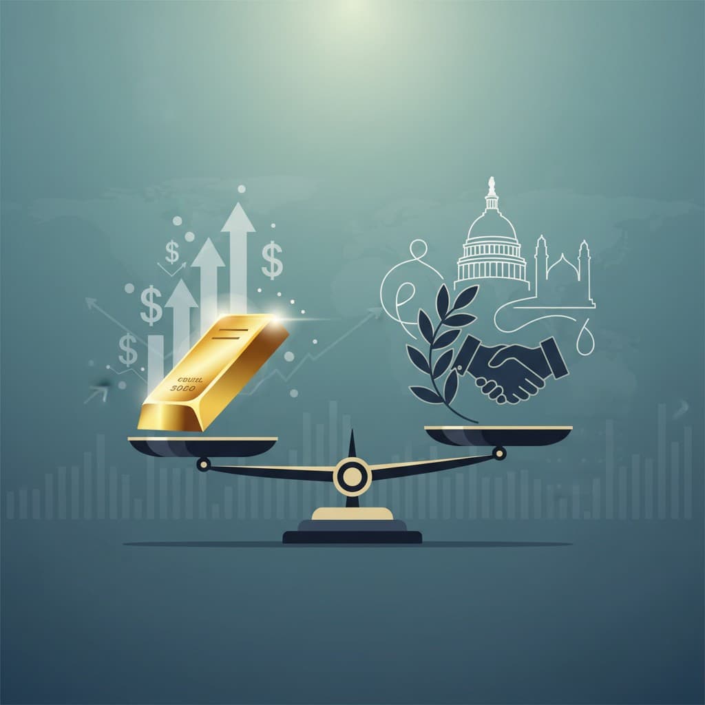 رابع مكاسب أسبوعية يحصدها الذهب وسط تفاؤل بالتهدئة بين الولايات المتحدة وإيران