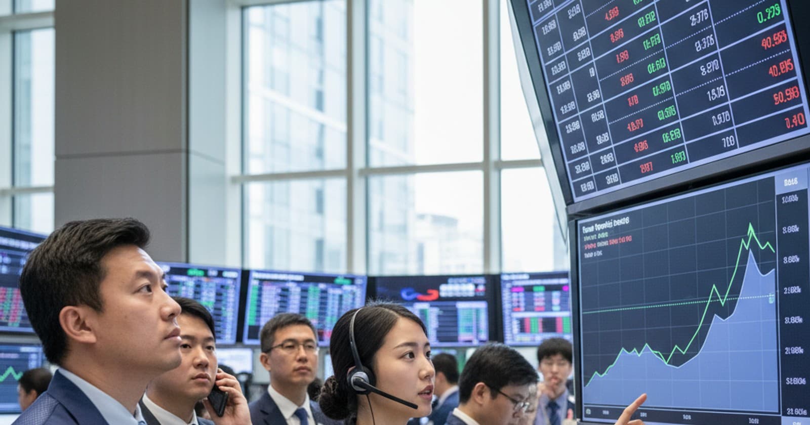 أسهم آسيا تقترب من مستويات قياسية الاثنين وسط تقلبات أسعار النفط وأنباء الشركات