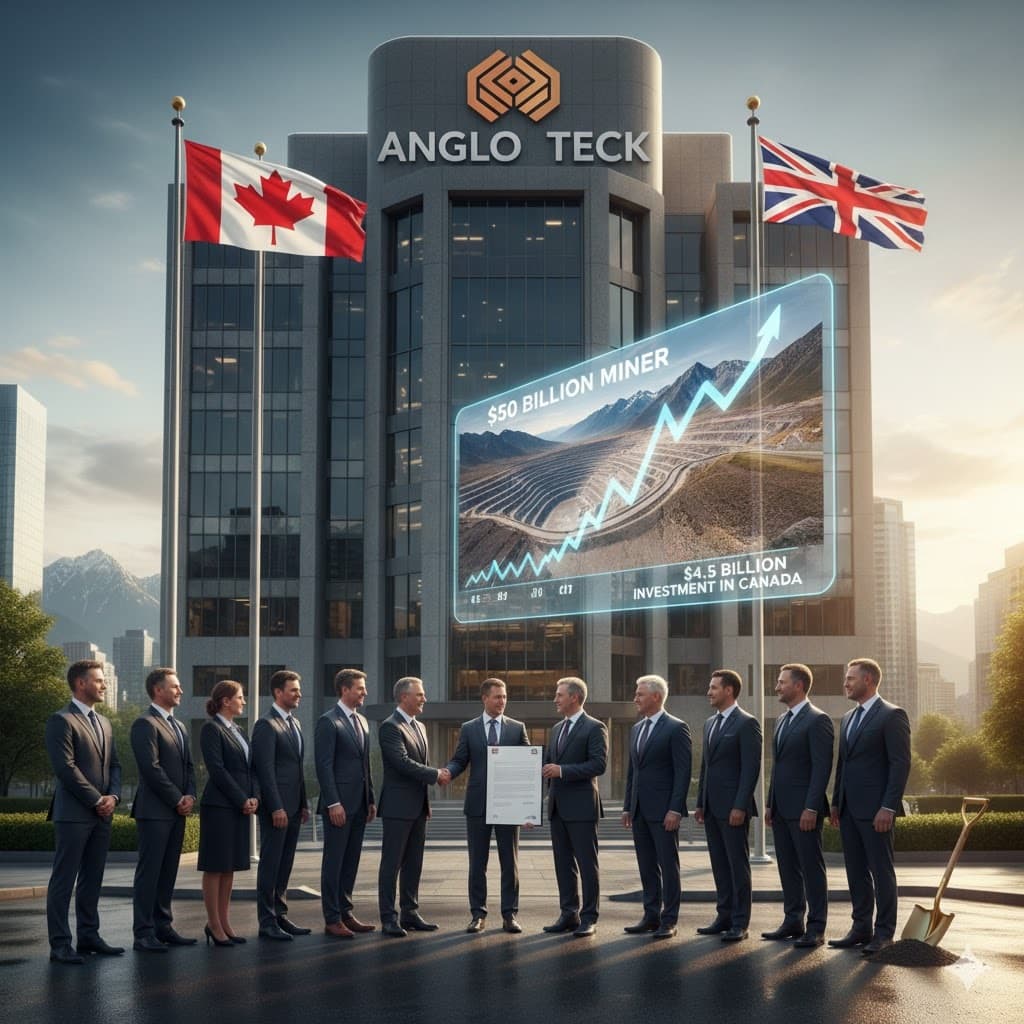 موافقة كندا على استحواذ أنجلو على تيك لتشكيل عملاق تعدين بقيمة 50 مليار دولار