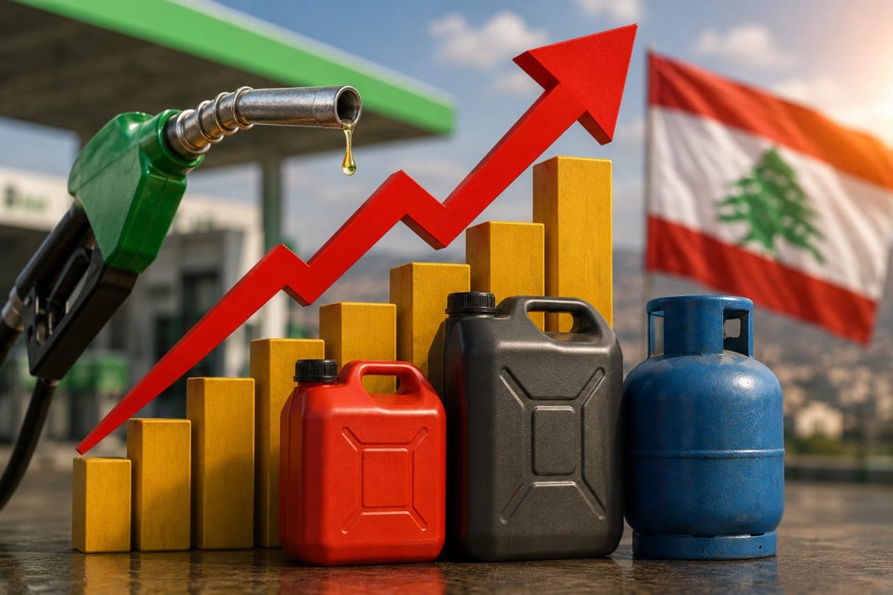 ارتفاع أسعار البنزين والمازوت واستقرار الغاز في لبنان