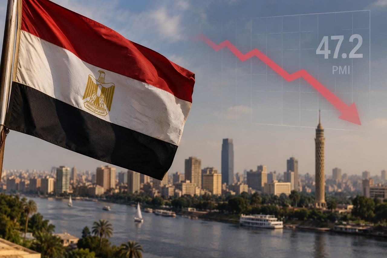 مصر: تسارع انكماش القطاع الخاص غير النفطي خلال سبتمبر