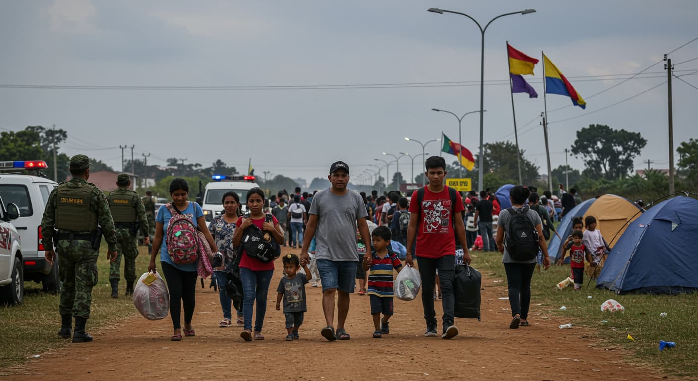 كولومبيا تفكر في إعلان حالة طوارئ اقتصادية لمواجهة تدفق المهاجرين الفنزويليين