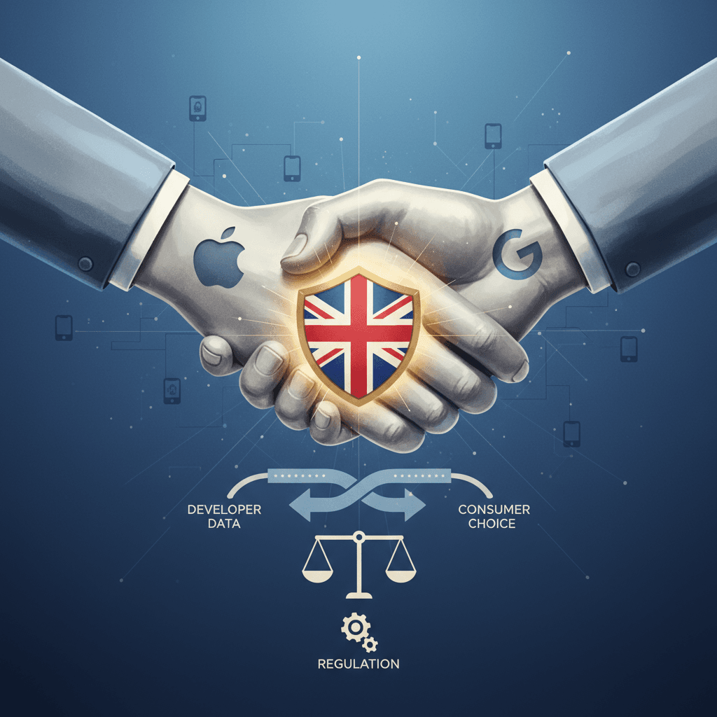 هيئة المنافسة البريطانية تنتزع تعهدات بتغييرات في متاجر تطبيقات آبل وغوغل