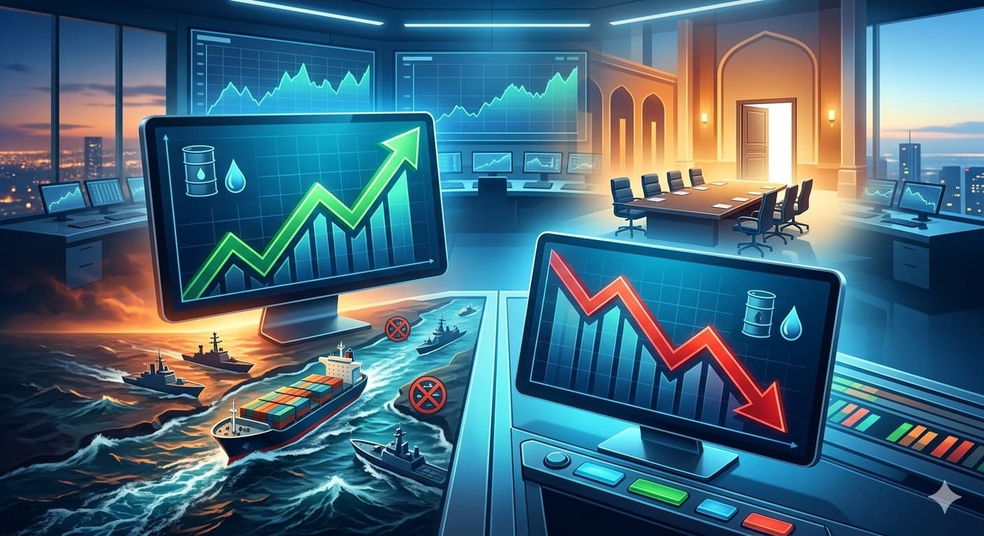 ارتفاع أسعار النفط مع ترقب محادثات أميركية–إيرانية واضطرابات مضيق هرمز