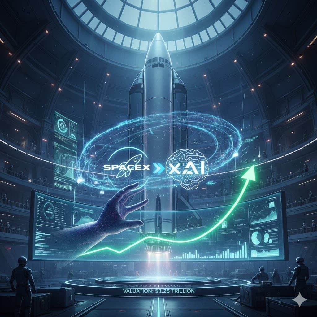 إيلون ماسك يدمج SpaceX مع xAI بقيمة 1.25 تريليون دولار