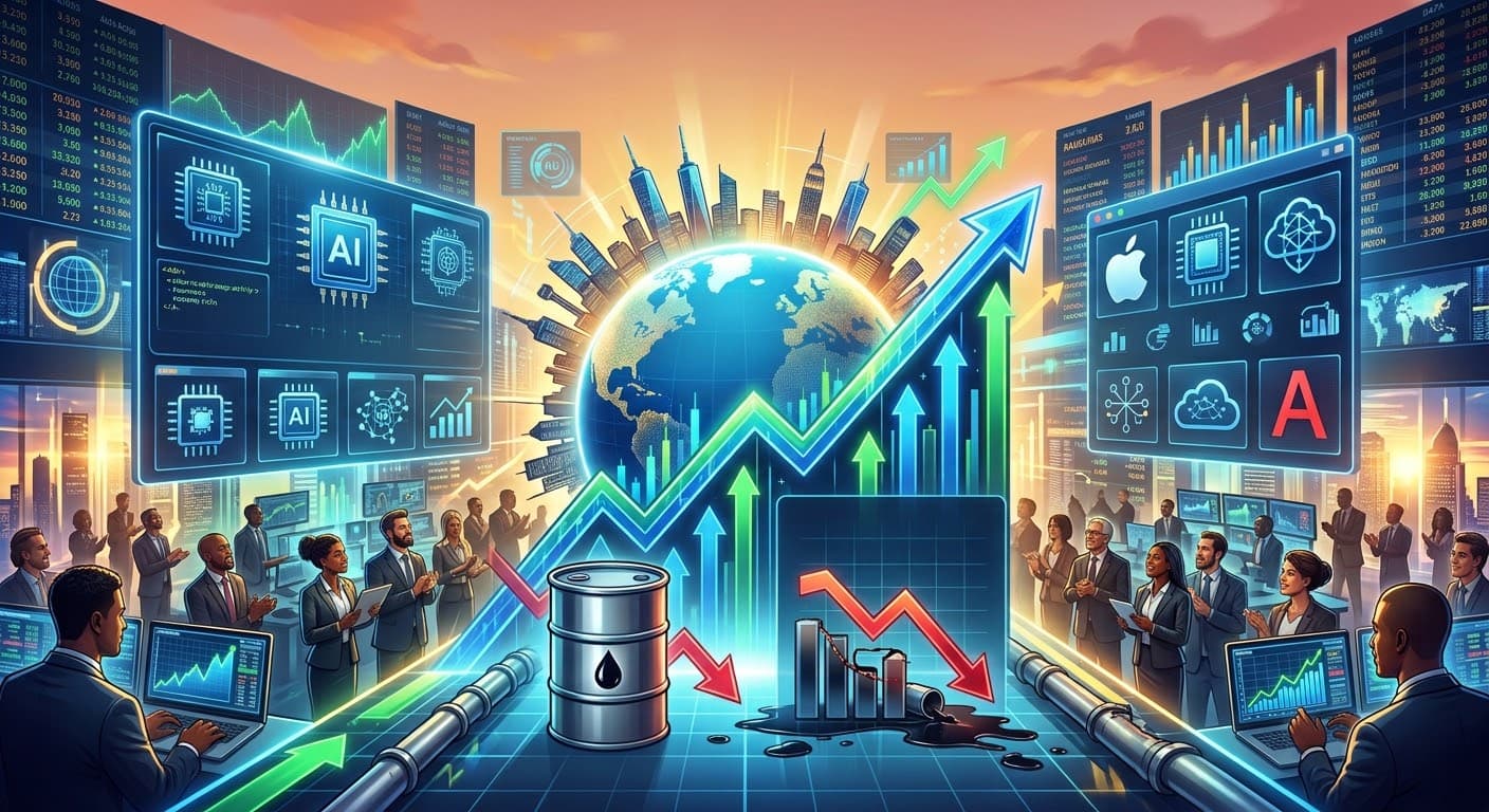 الأسهم العالمية تنتعش بدعم من أسهم التكنولوجيا وتراجع أسعار النفط