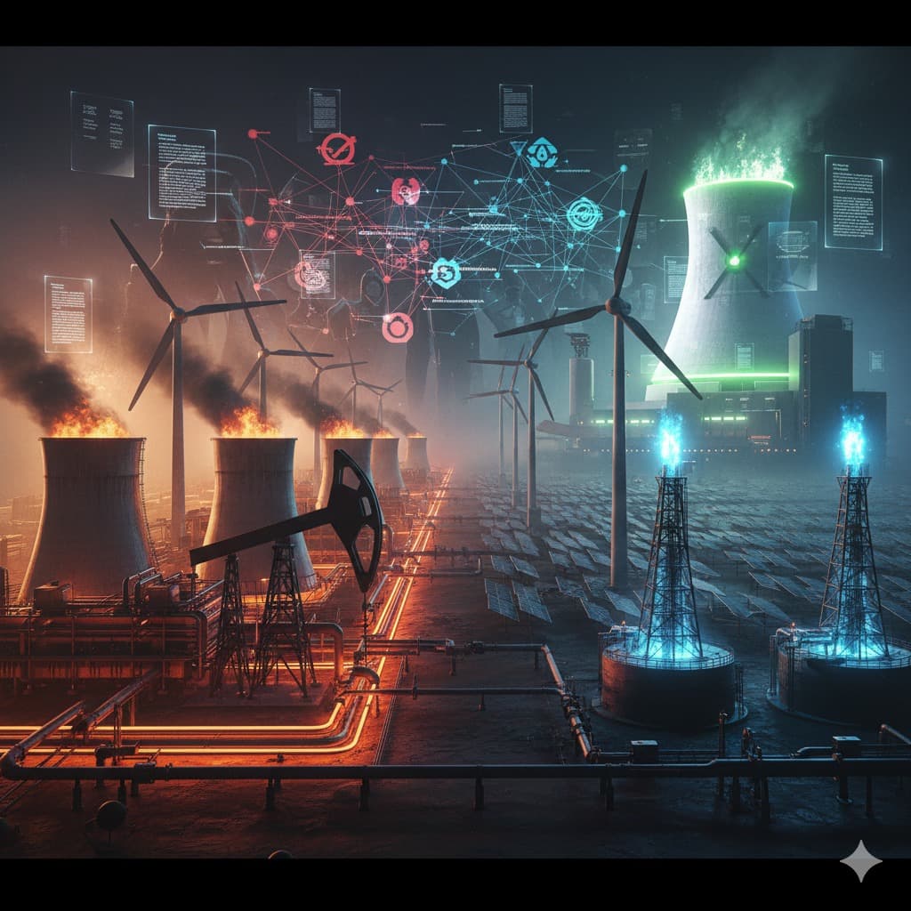 صراع الطاقة: الفحم والنووي ضد الرياح في محطة نهر الهند