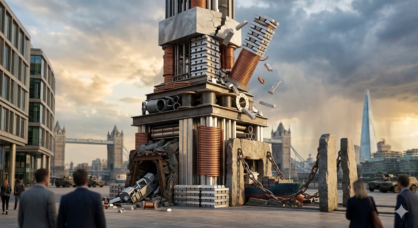 مؤشر لندن للمعادن يسجل مستوى قياسياً مع ارتفاع الألمنيوم والنحاس