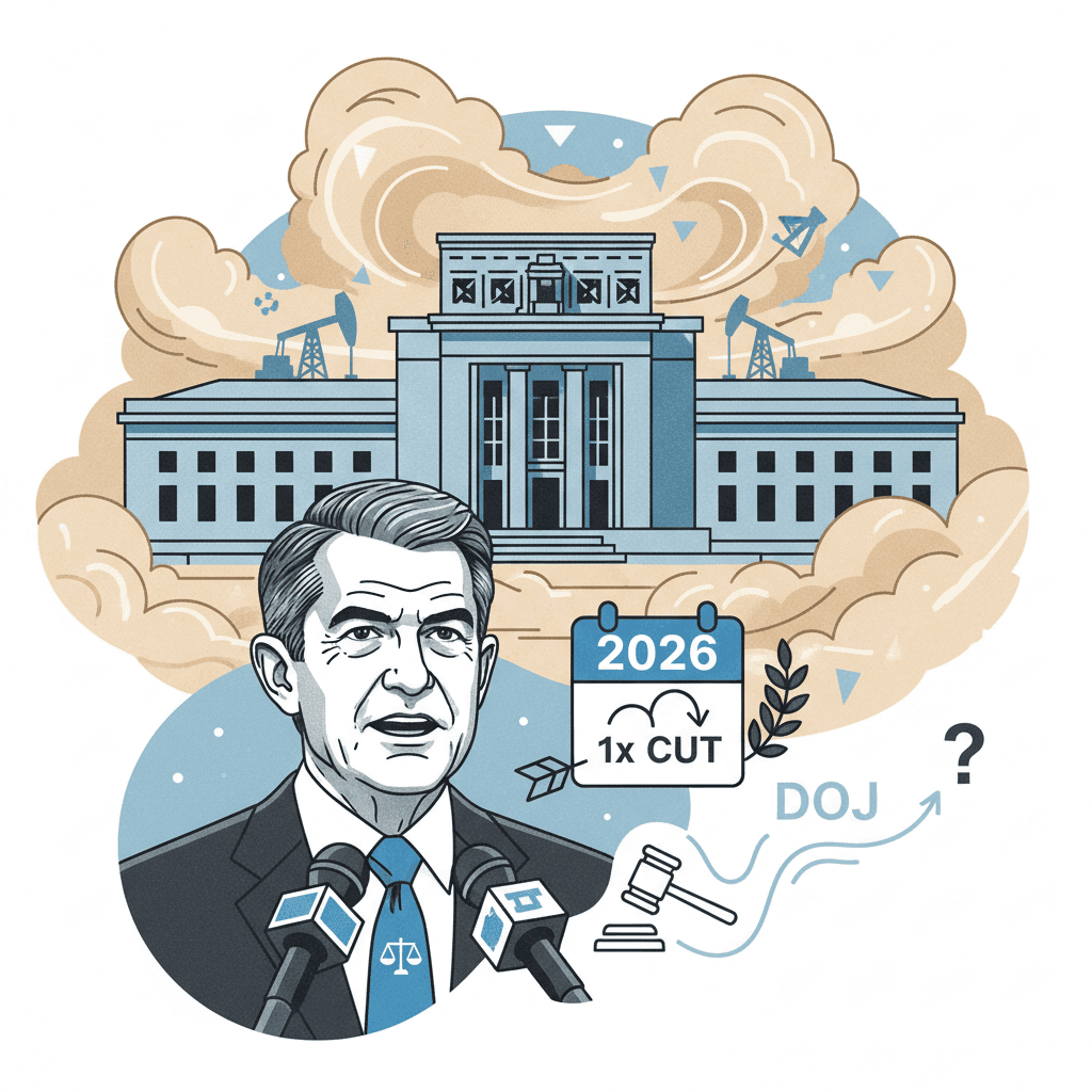 الفيدرالي الأميركي يثبّت أسعار الفائدة وسط ضبابية الحرب وتوقعات بخفض واحد في 2026