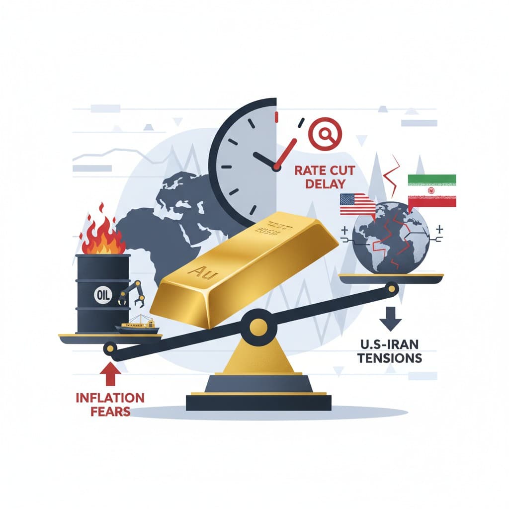 تراجع أسعار الذهب الخميس وسط مخاوف التضخم وهشاشة الهدنة