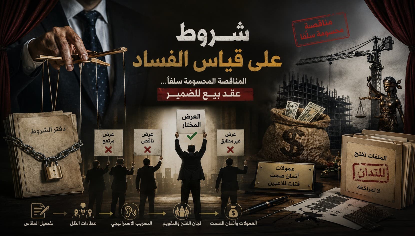 شروط على قياس الفساد (سلسلة "من هنا... وهناك" بقلم وليد حسين الخطيب)
