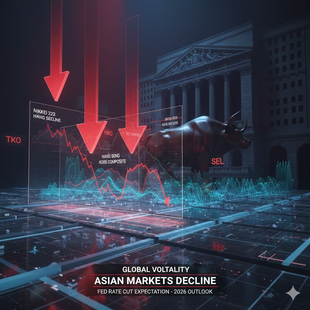 الأسهم الآسيوية تتراجع مع تزايد القلق بشأن مسار السياسة النقدية للفيدرالي