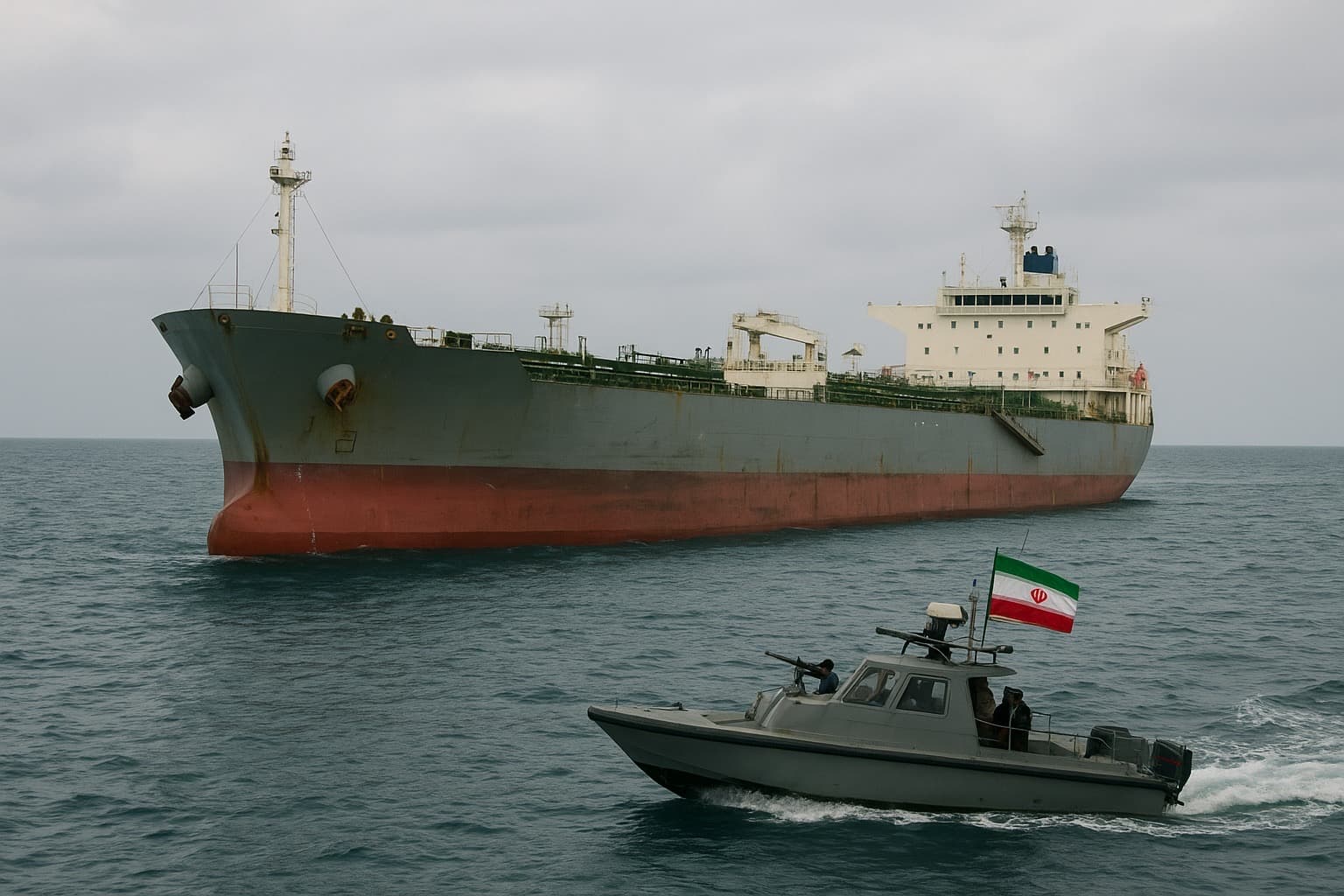 إيران تصادر ناقلة نفط محملة بـ6 ملايين لتر ديزل مهرب قبالة سواحل جاسك